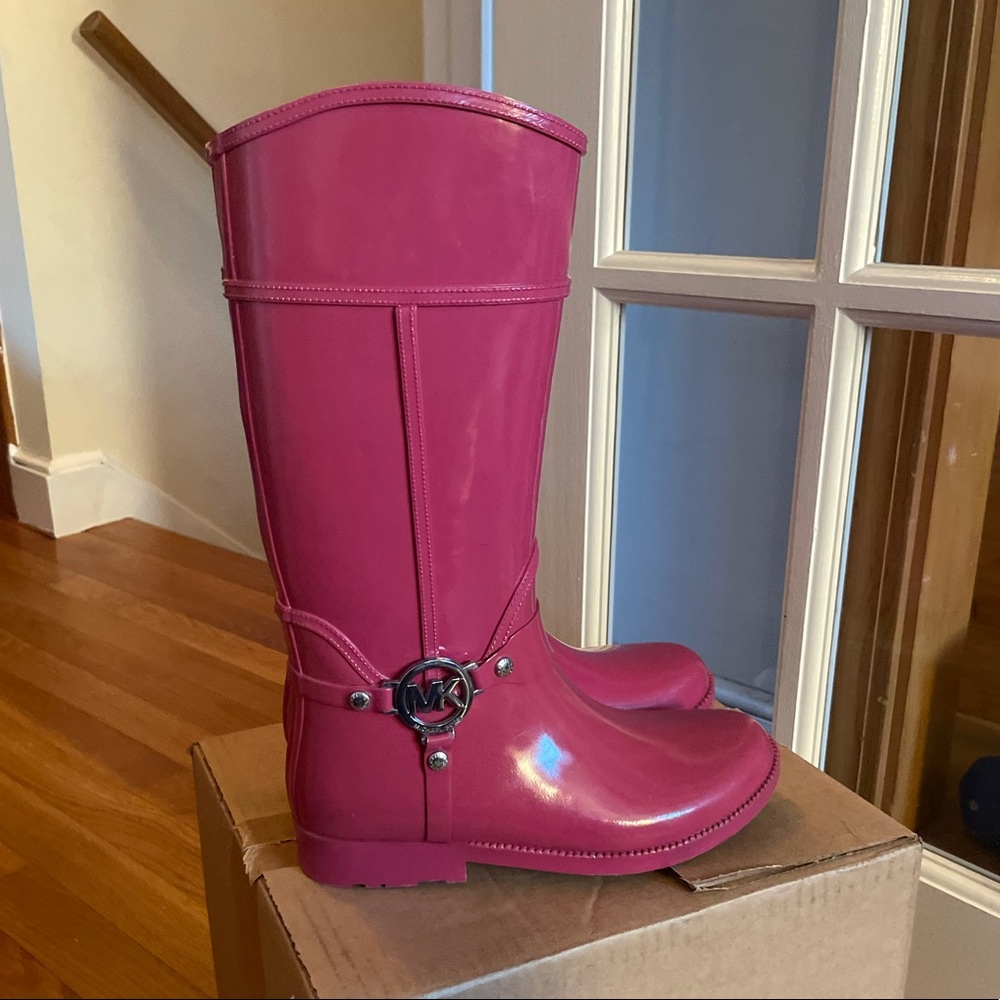 Michael Kors Brea Fulton tall rain boots